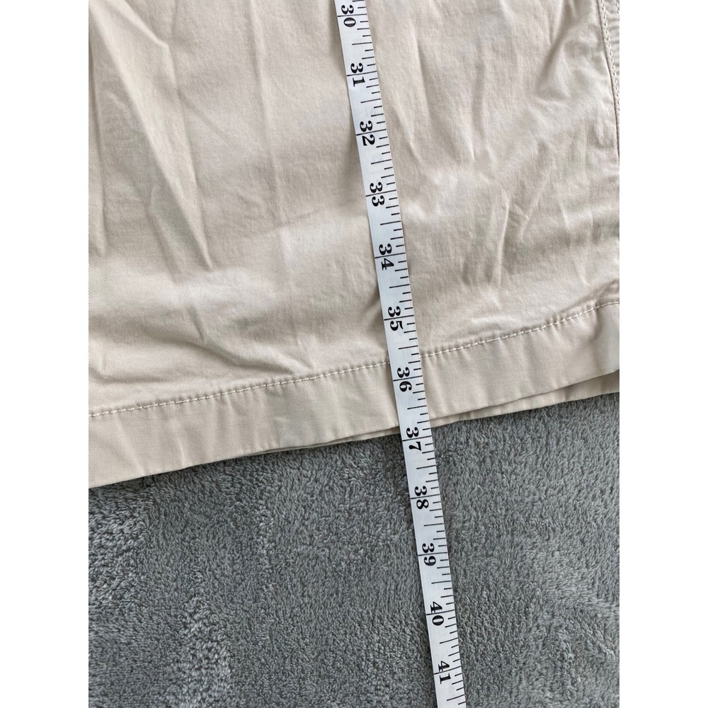 Hollister Low-Rise Super Baggy Pants Khaki Tan Wide Leg Women Medium Regular - Picture 10 of 16